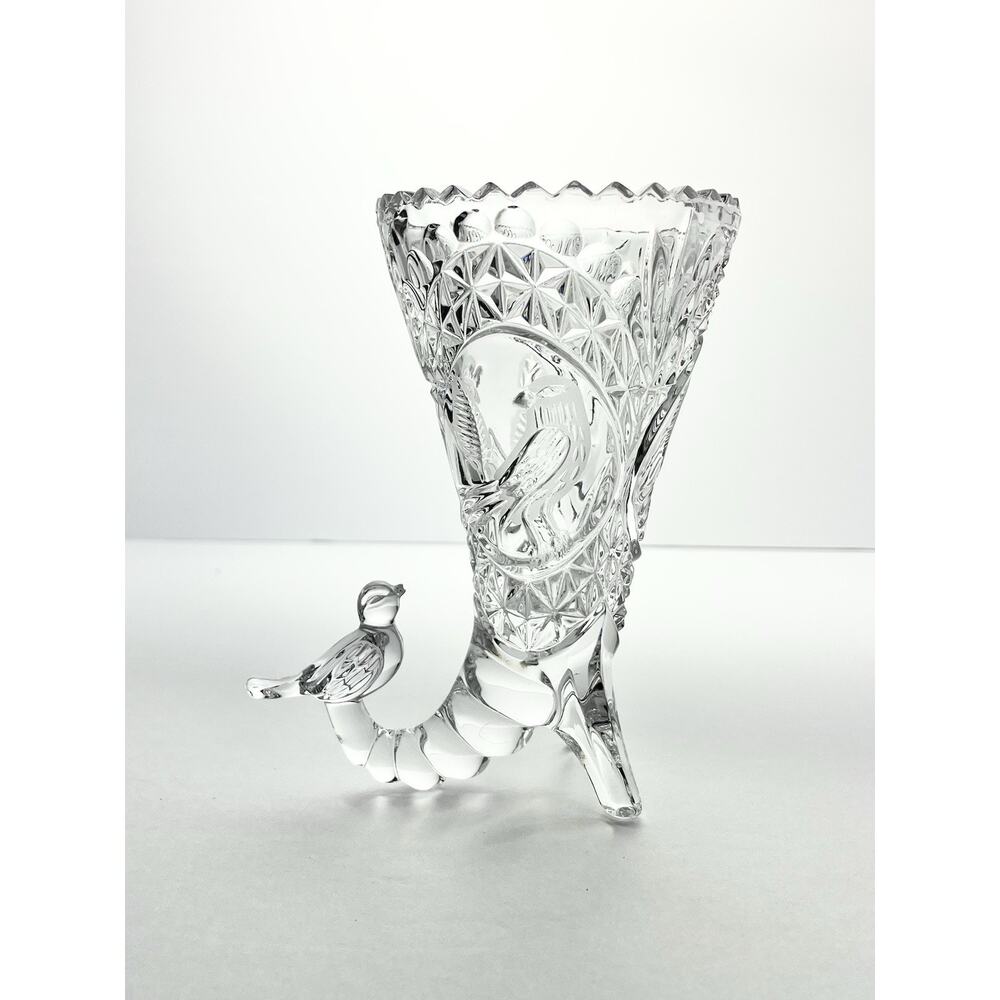 Hofbauer “Byrdes” 5-Piece Crystal Dinnerware Serving Hostess & Decor Set - Picture 6 of 11